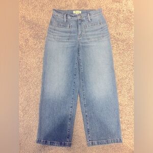 Madewell Emmett Wide-Leg Jean Size 27 Petite
